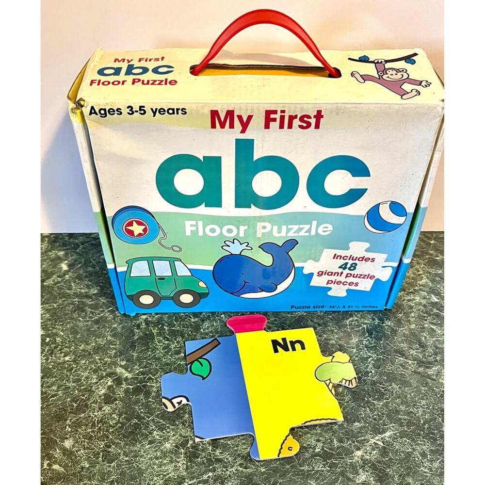 My First ABC floor Puzzle 48 Giant Pieces 34 1/4”x 21 1/3”